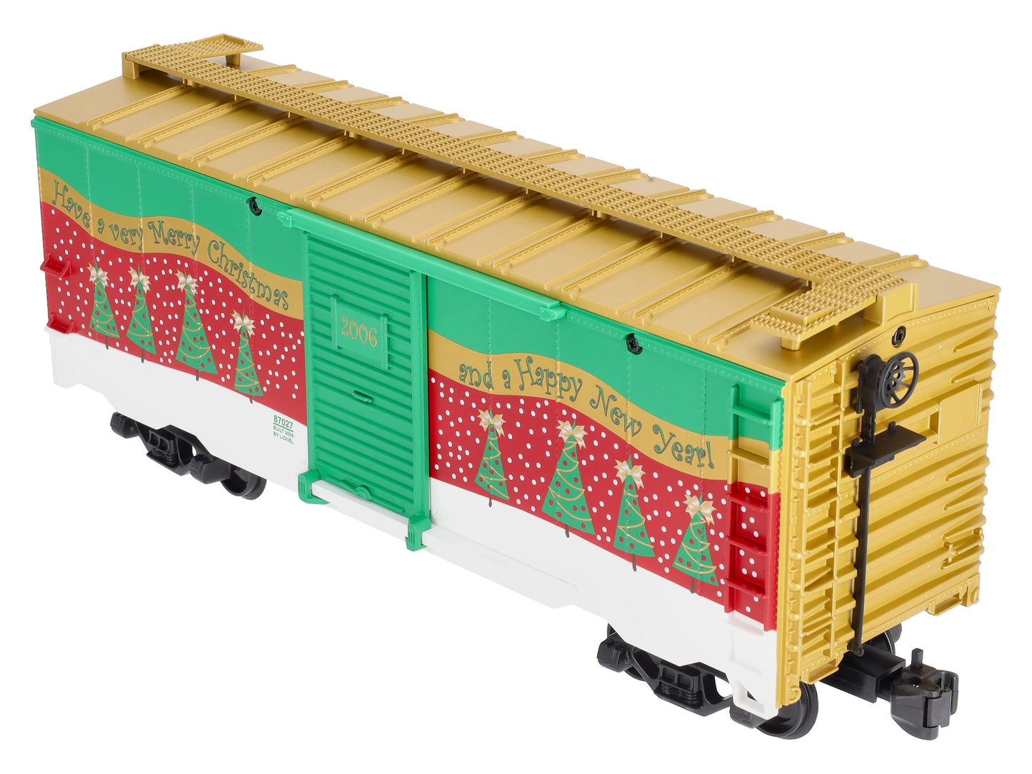 Lionel 8-87027 G Scale 2006 Christmas Boxcar