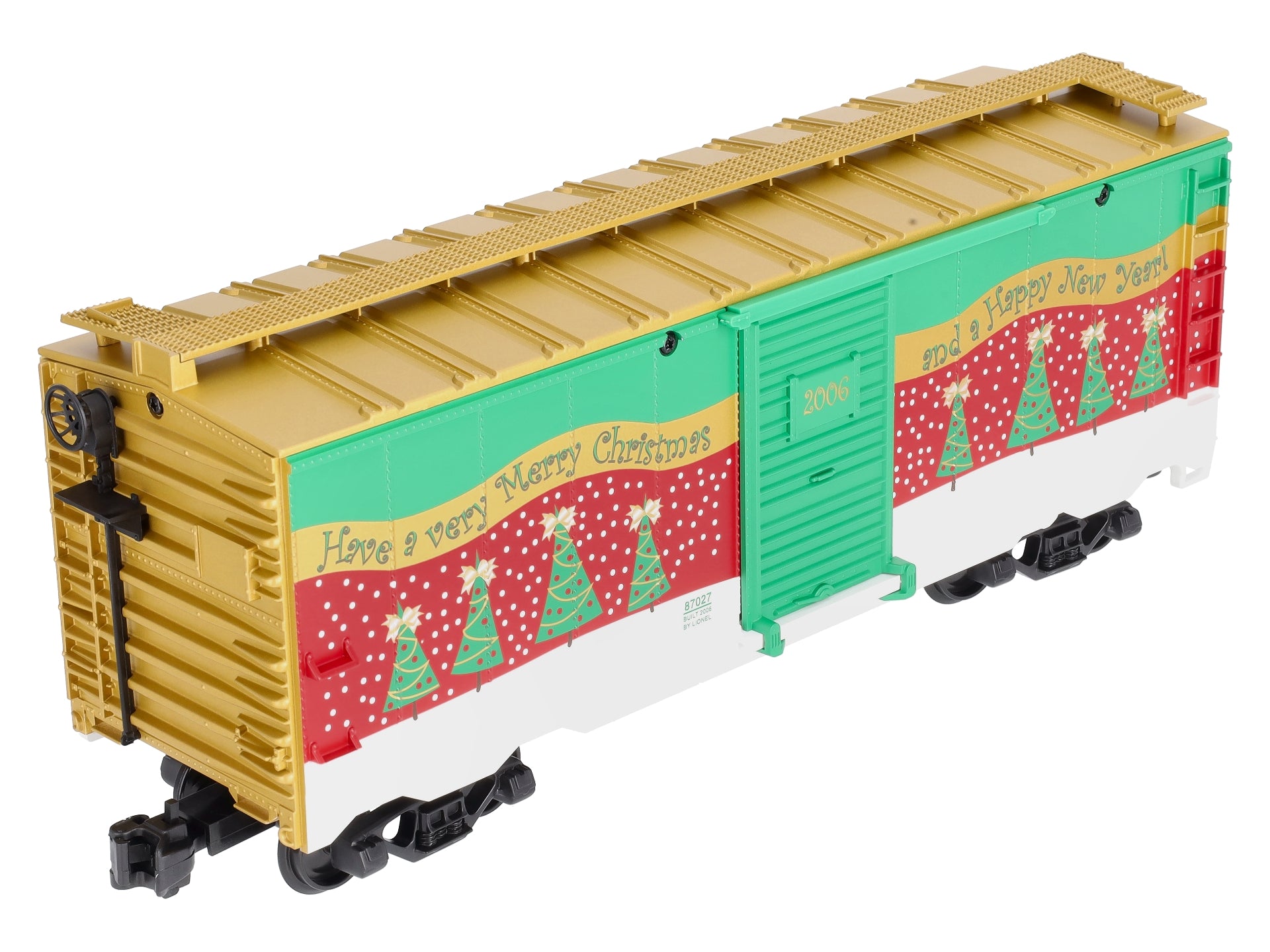 Lionel 8-87027 G Scale 2006 Christmas Boxcar
