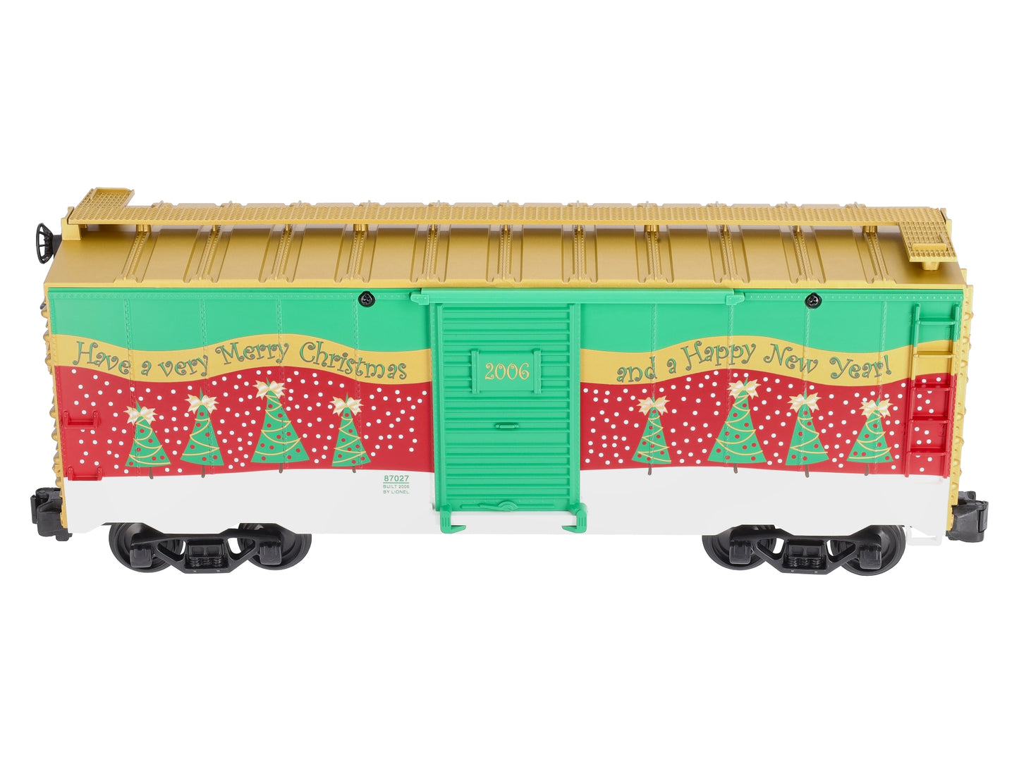 Lionel 8-87027 G Scale 2006 Christmas Boxcar