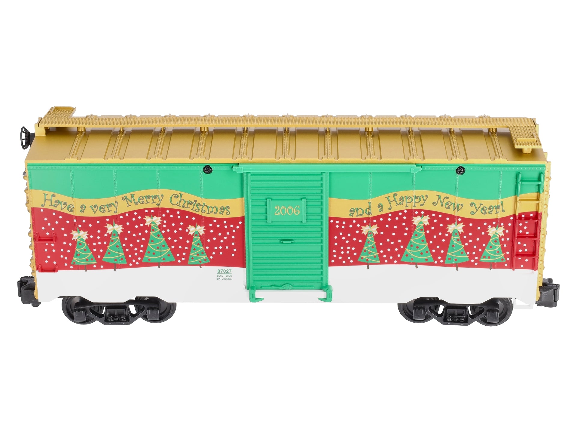 Lionel 8-87027 G Scale 2006 Christmas Boxcar