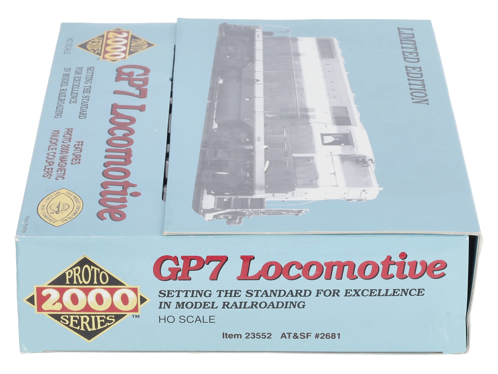 Proto 2000 23552 HO Scale ATSF GP-7 Diesel Locomotive #2681 NIB