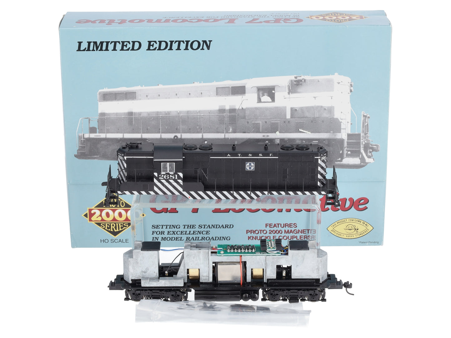 Proto 2000 23552 HO Scale ATSF GP-7 Diesel Locomotive #2681 NIB