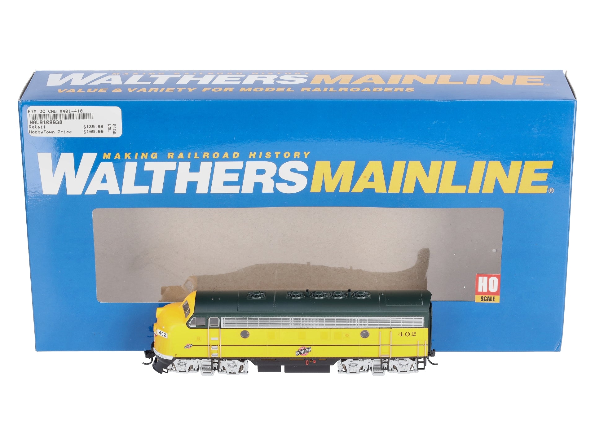 Walthers 910-9938 HO CNW F7A Diesel Locomotive #402 - Standard DC