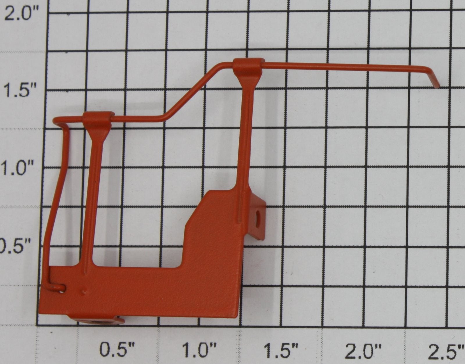 Lionel 8201-94 Right Hand Short Orange Hand Rail