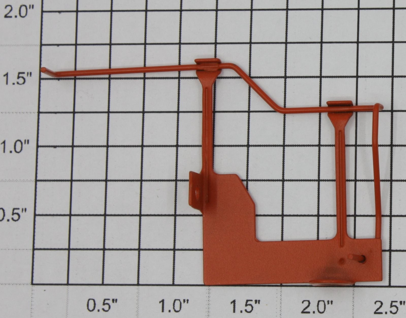 Lionel 8201-94 Right Hand Short Orange Hand Rail