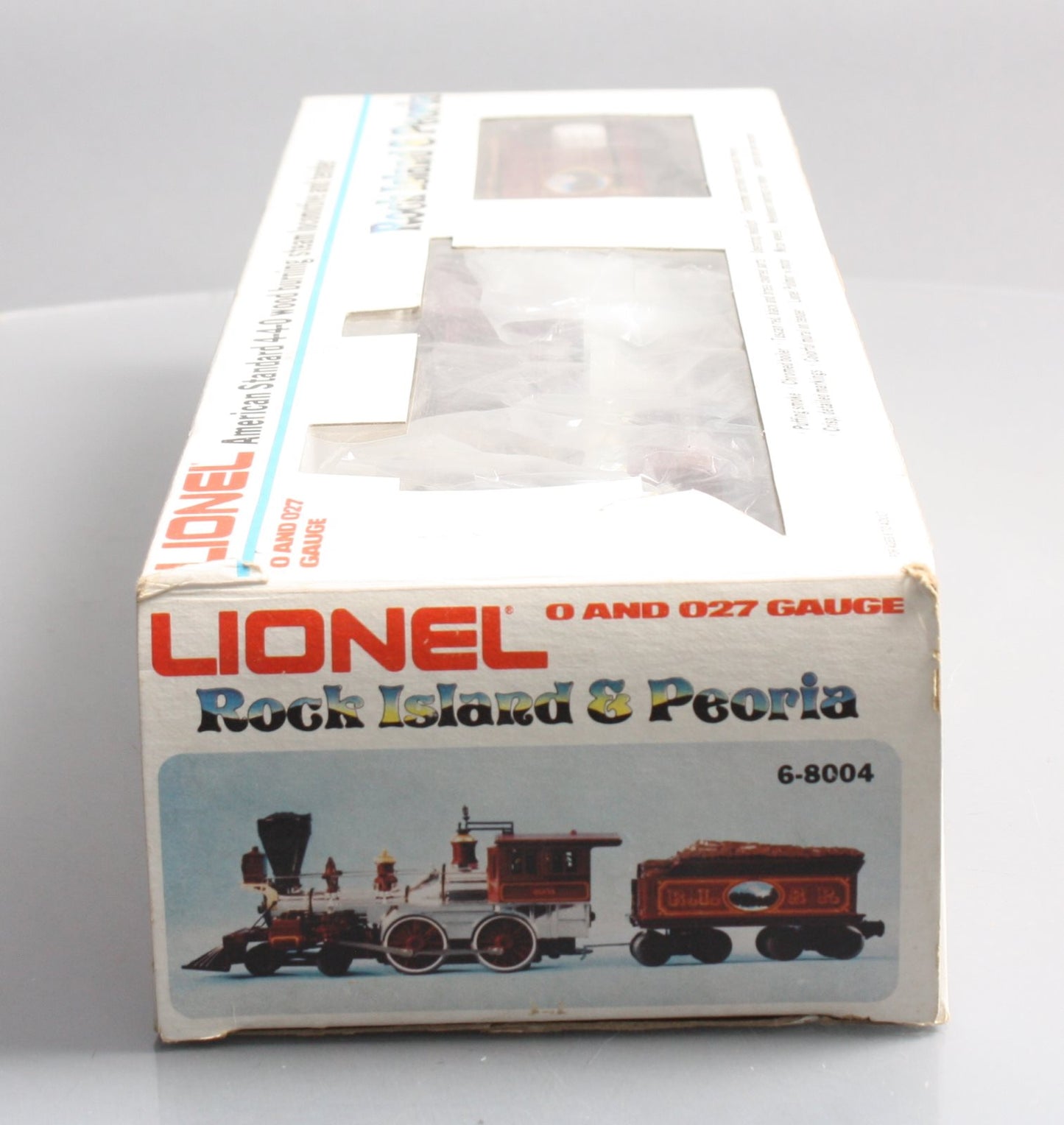 Lionel 6-8004 O Scale Rock Island & Peoria Steam Locomotive & Tender EX/Box