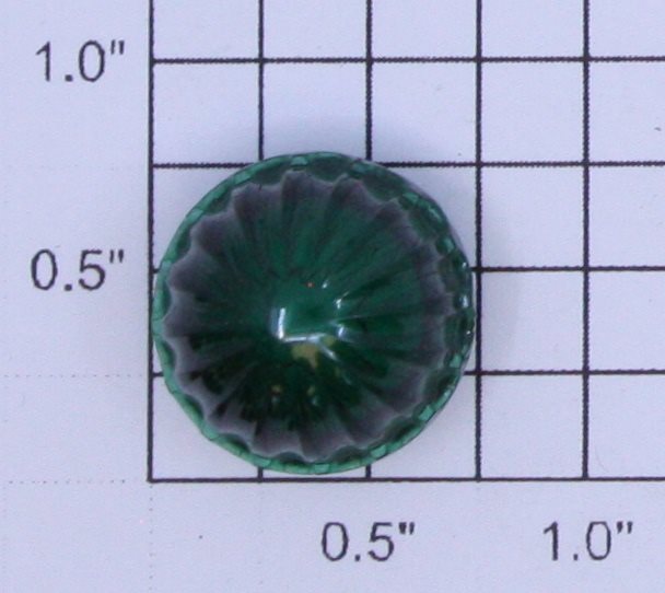 Lionel ZW-23 O Gauge Transparent Dark Green Jewel Lens Cap - Fits VW, ZW, LTC