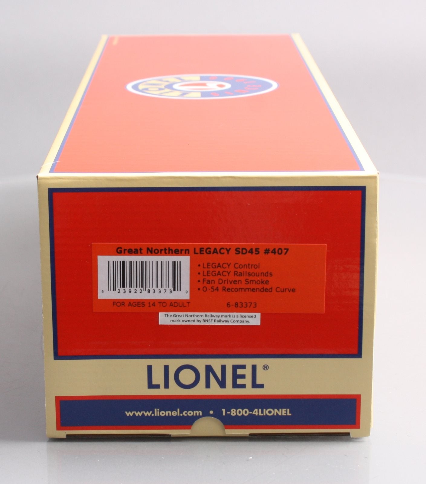 Lionel 6-83373 O Gauge Great Northern Legacy SD45 Diesel Locomotive #407