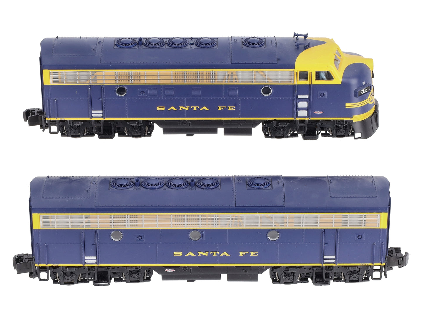 S-Helper 00931 S AT&SF F-7 AB Diesel Locomotive Set EX/Box