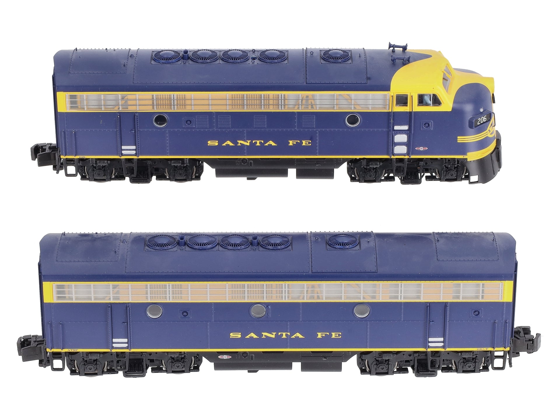 S-Helper 00931 S AT&SF F-7 AB Diesel Locomotive Set EX/Box