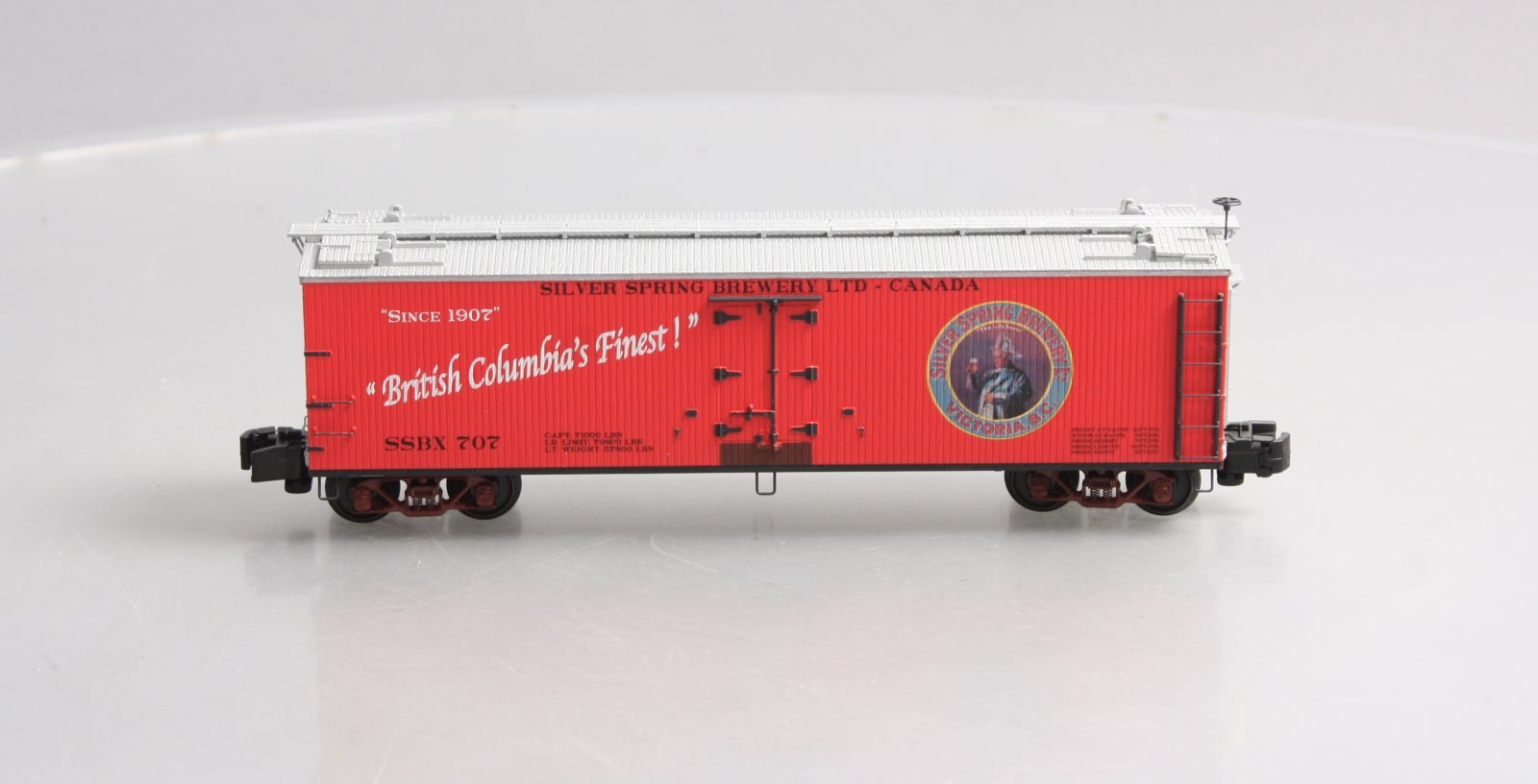 S-Helper 01953 S Gauge SSBX Sliver Springs #1 Reefer Car #707 LN/Box