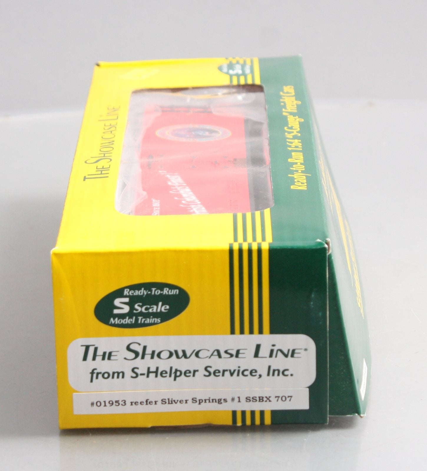 S-Helper 01953 S Gauge SSBX Sliver Springs #1 Reefer Car #707 LN/Box