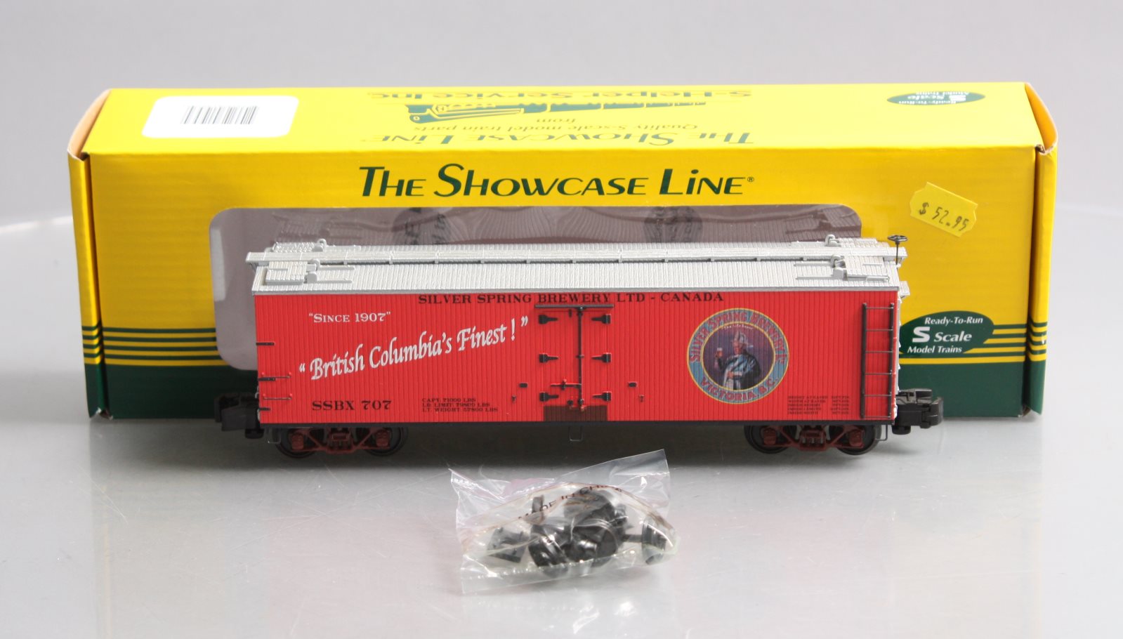 S-Helper 01953 S Gauge SSBX Sliver Springs #1 Reefer Car #707 LN/Box
