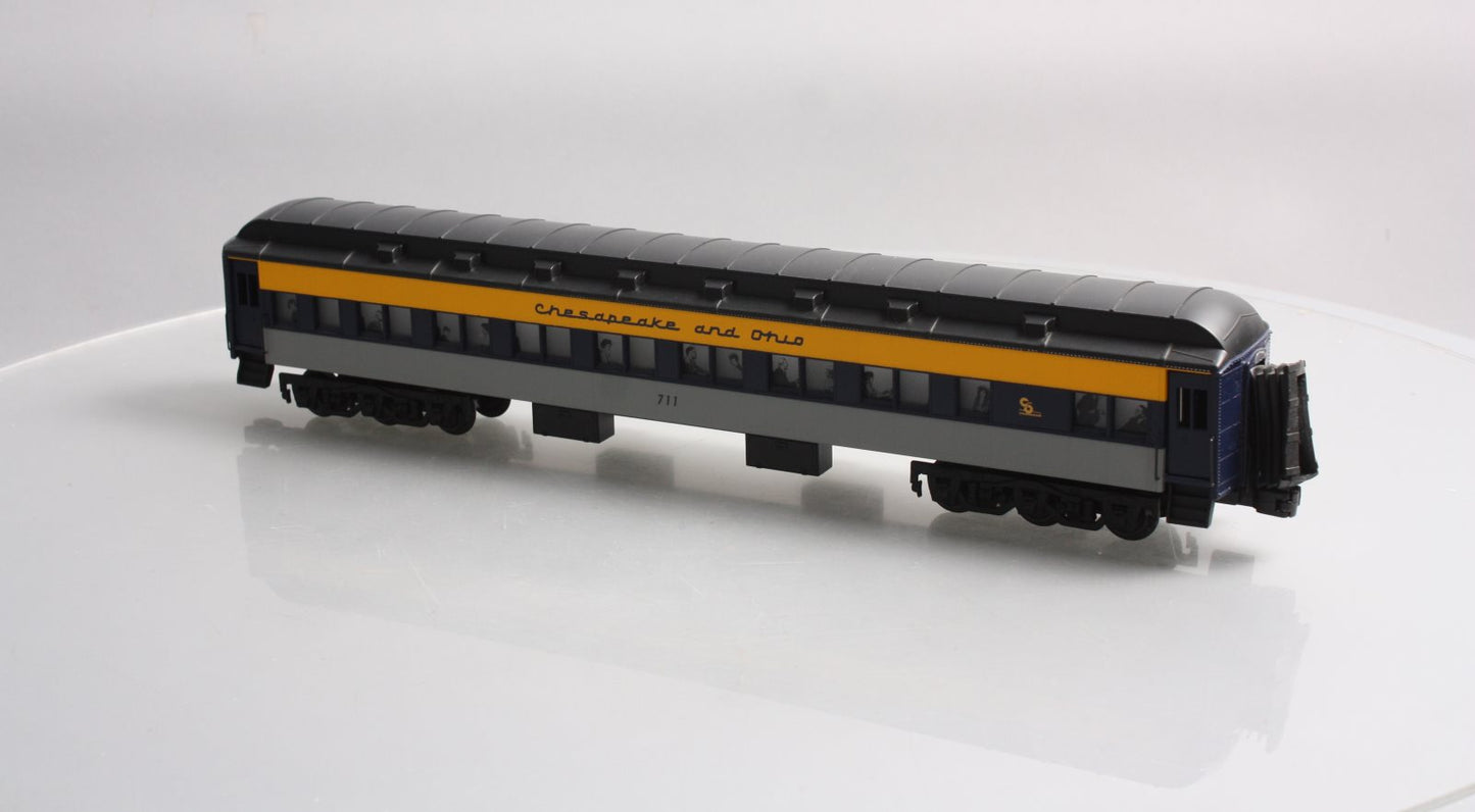 Lionel 6-29011 O Gauge Chesapeake & Ohio Heavyweight Coach Car #711 LN/Box