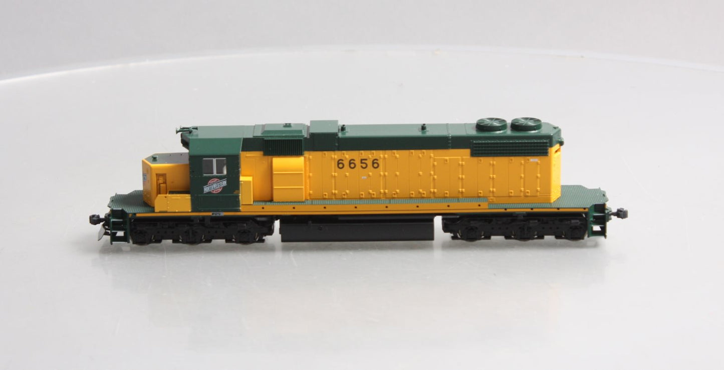 Kato 37-6522 HO Scale C&NW Powered SD38-2 Diesel Locomotive #6656