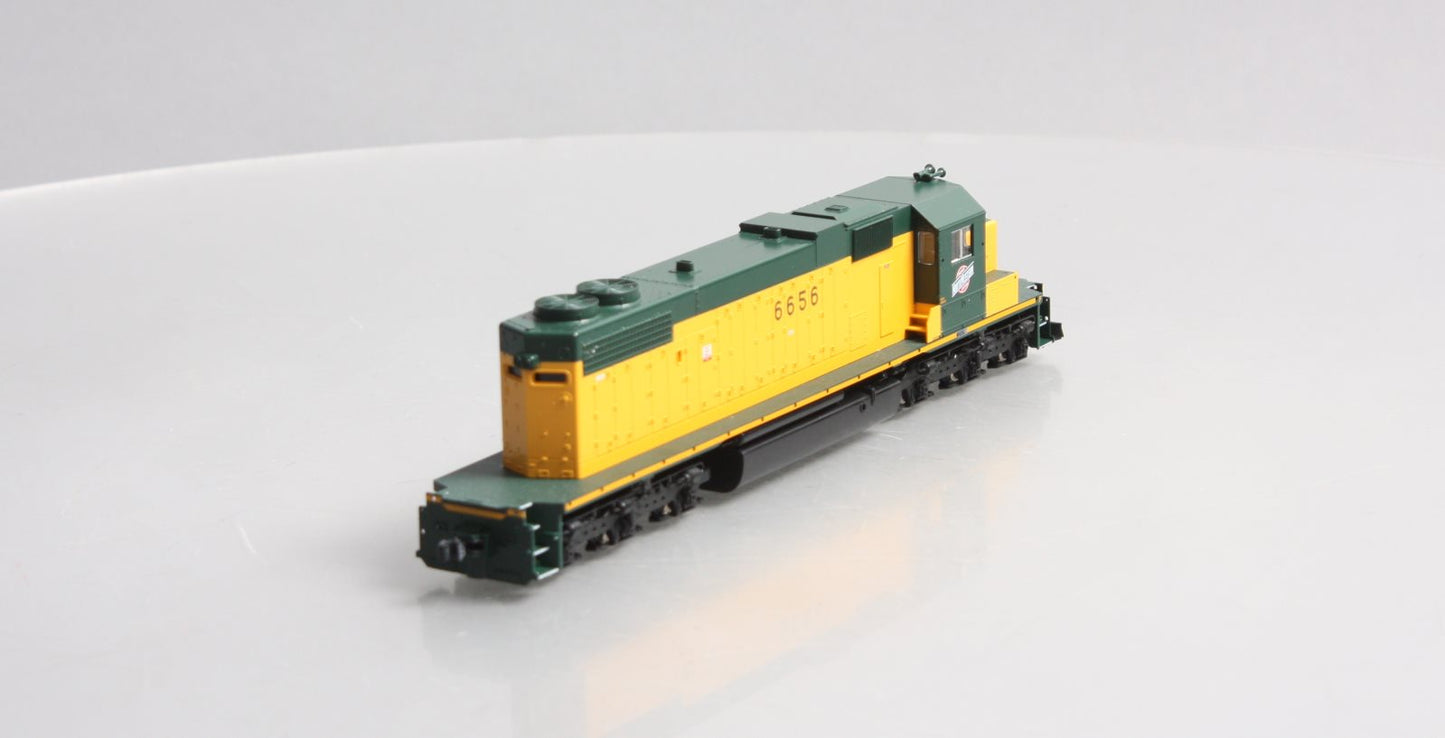 Kato 37-6522 HO Scale C&NW Powered SD38-2 Diesel Locomotive #6656