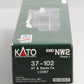 Kato 37-102 HO Scale ATSF EMD NW2 Diesel Locomotive #2367 LN/Box
