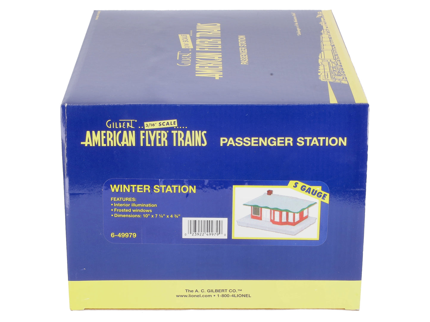 American Flyer 6-49979 S Scale Winter Station NIB