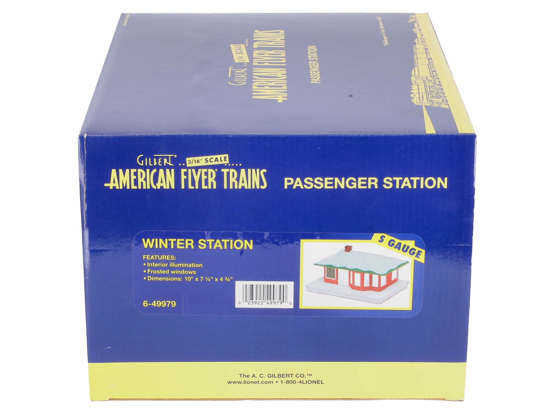 American Flyer 6-49979 S Scale Winter Station NIB