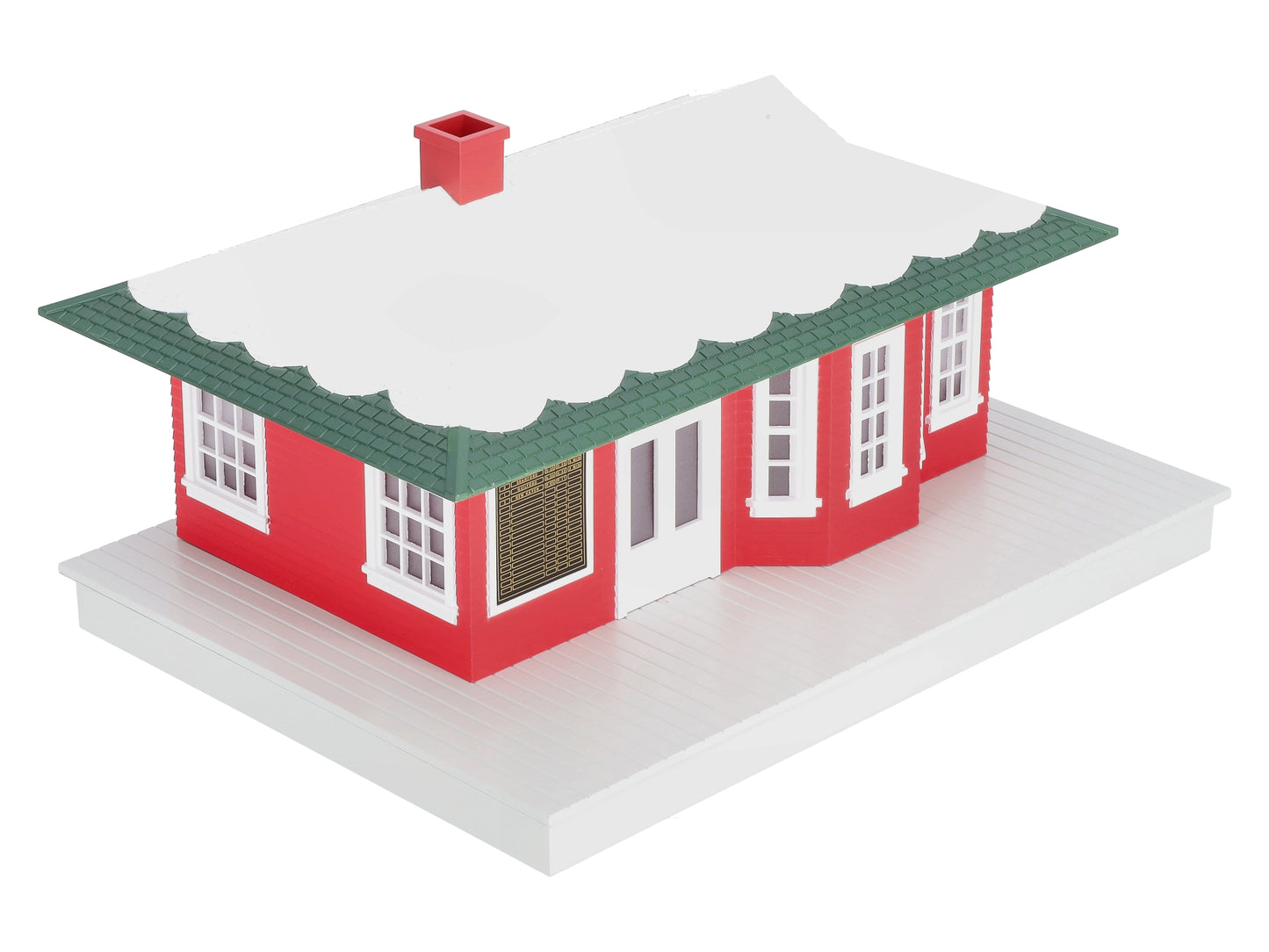 American Flyer 6-49979 S Scale Winter Station NIB