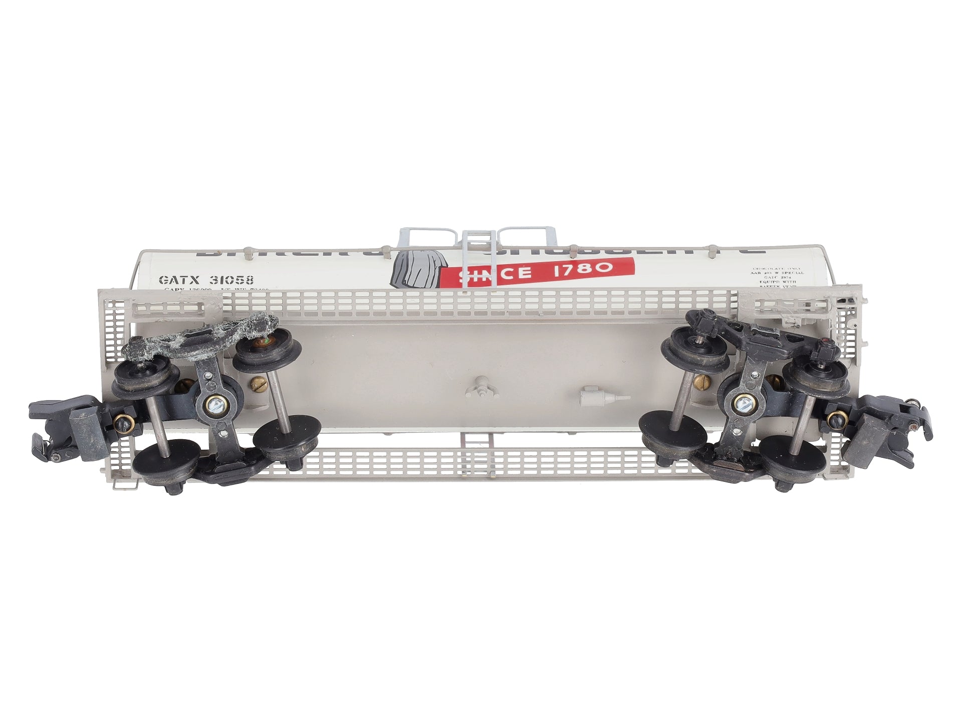 Downs Model RR 31058 S Gauge Baker's Chocolate Tank Car NIB