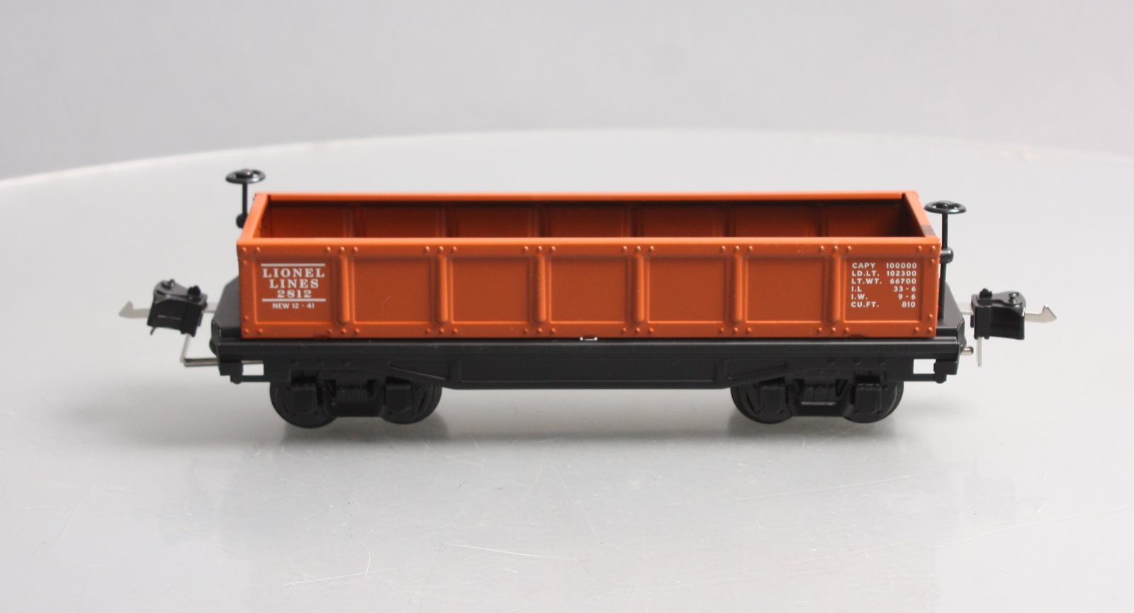MTH 11-70030 O Gauge No.2812 Dark Orange Gondola Car