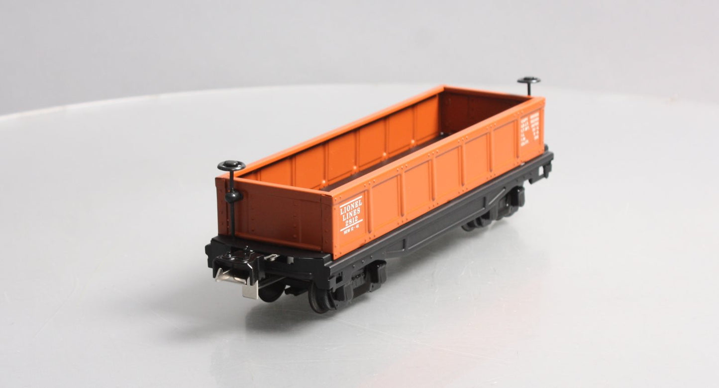 MTH 11-70030 O Gauge No.2812 Dark Orange Gondola Car