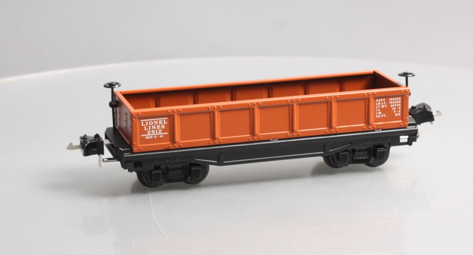 MTH 11-70030 O Gauge No.2812 Dark Orange Gondola Car