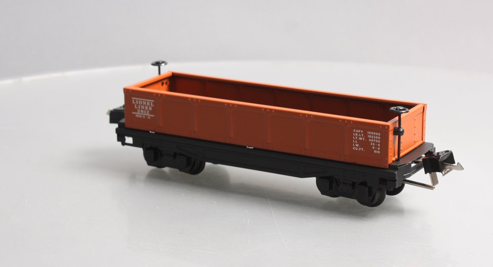 MTH 11-70030 O Gauge No.2812 Dark Orange Gondola Car