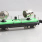 MTH 11-70033 O Gauge No. 2820 Light Green Floodlight Car
