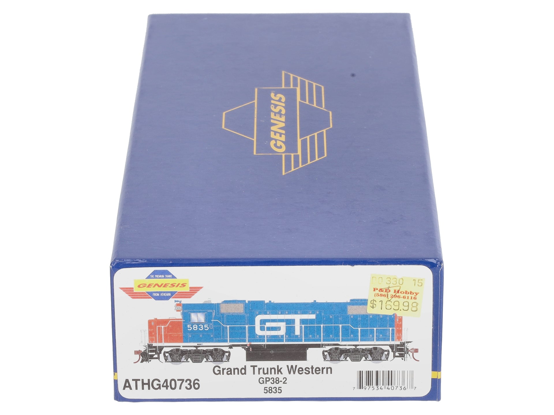 Athearn G40736 HO Scale Grand Trunk Western GP38-2 Diesel Locomotive #5835