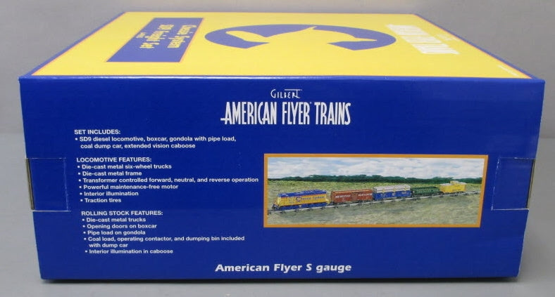American Flyer 6-49615 S Gauge Chessis System SD9 Diesel Freight Train Set