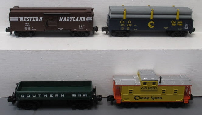 American Flyer 6-49615 S Gauge Chessis System SD9 Diesel Freight Train Set