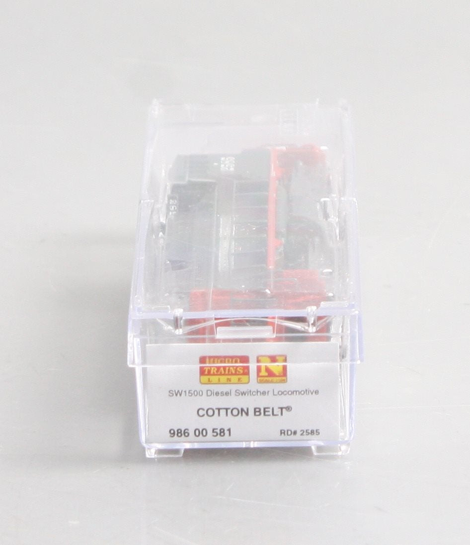 Micro-Trains 98600581 N Cotton Belt EMD SW1500 Diesel Locomotive #2585