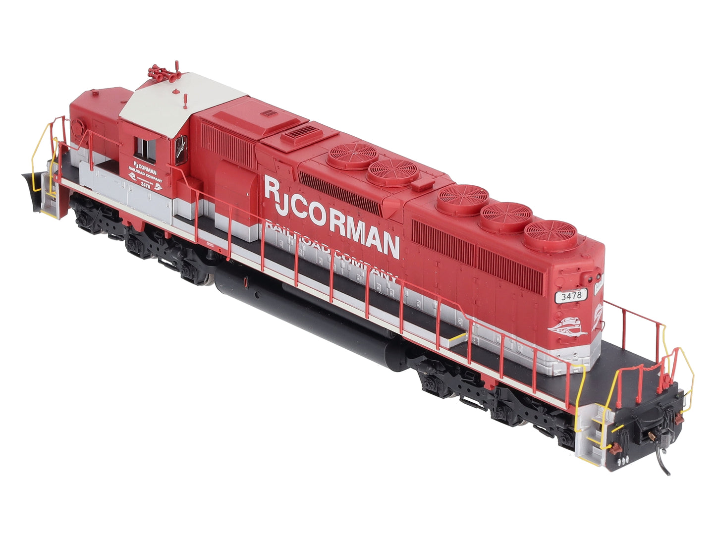 Athearn 71618 HO RJ Corman SD40-2 Diesel Locomotive w/DCC & Sound #3478 - RTR