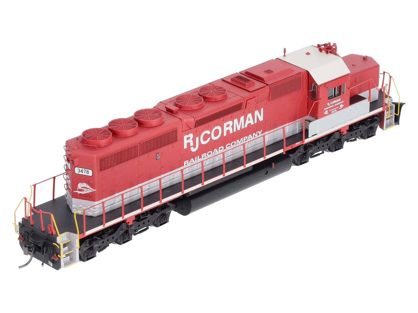 Athearn 71618 HO RJ Corman SD40-2 Diesel Locomotive w/DCC & Sound #3478 - RTR