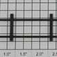 Lionel 1448-450 Railing (3 Pc.Set)