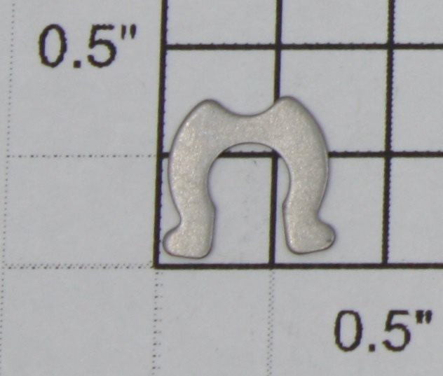 Lionel TS-70 O Gauge Nickel Horseshoe Retaining Washer 3/8