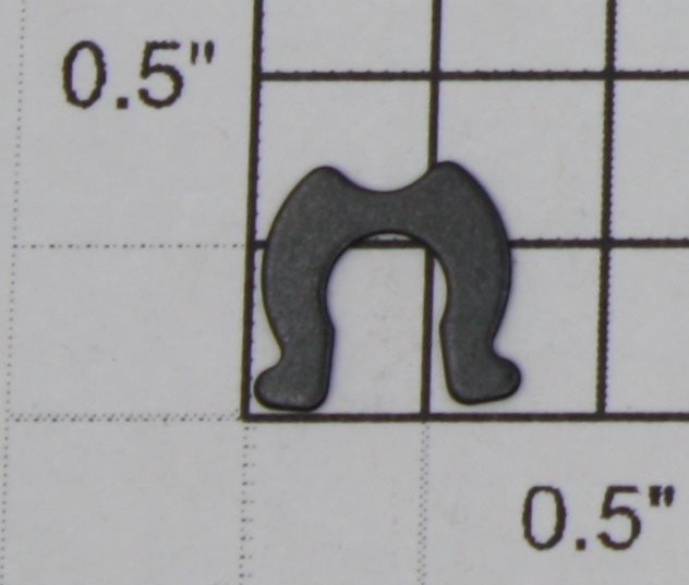 Lionel 480-18 O Gauge Black Horseshoe Retaining Washer 3/8" W x 3/16" ID