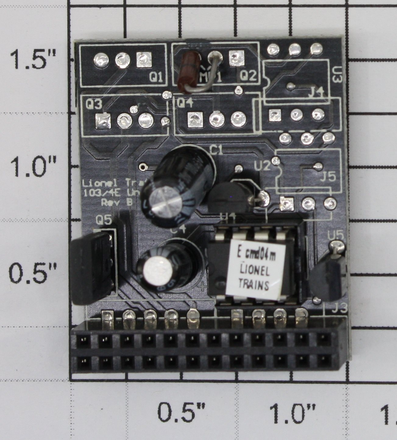 Lionel 691PCB10F1 104E CMD Ready Reverse Logic PCB Circuit Board with Mars Light