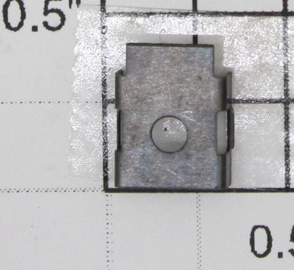 Lionel 0771-5 Black Metal HO Drive Truck Coupler Cover w/ Hole