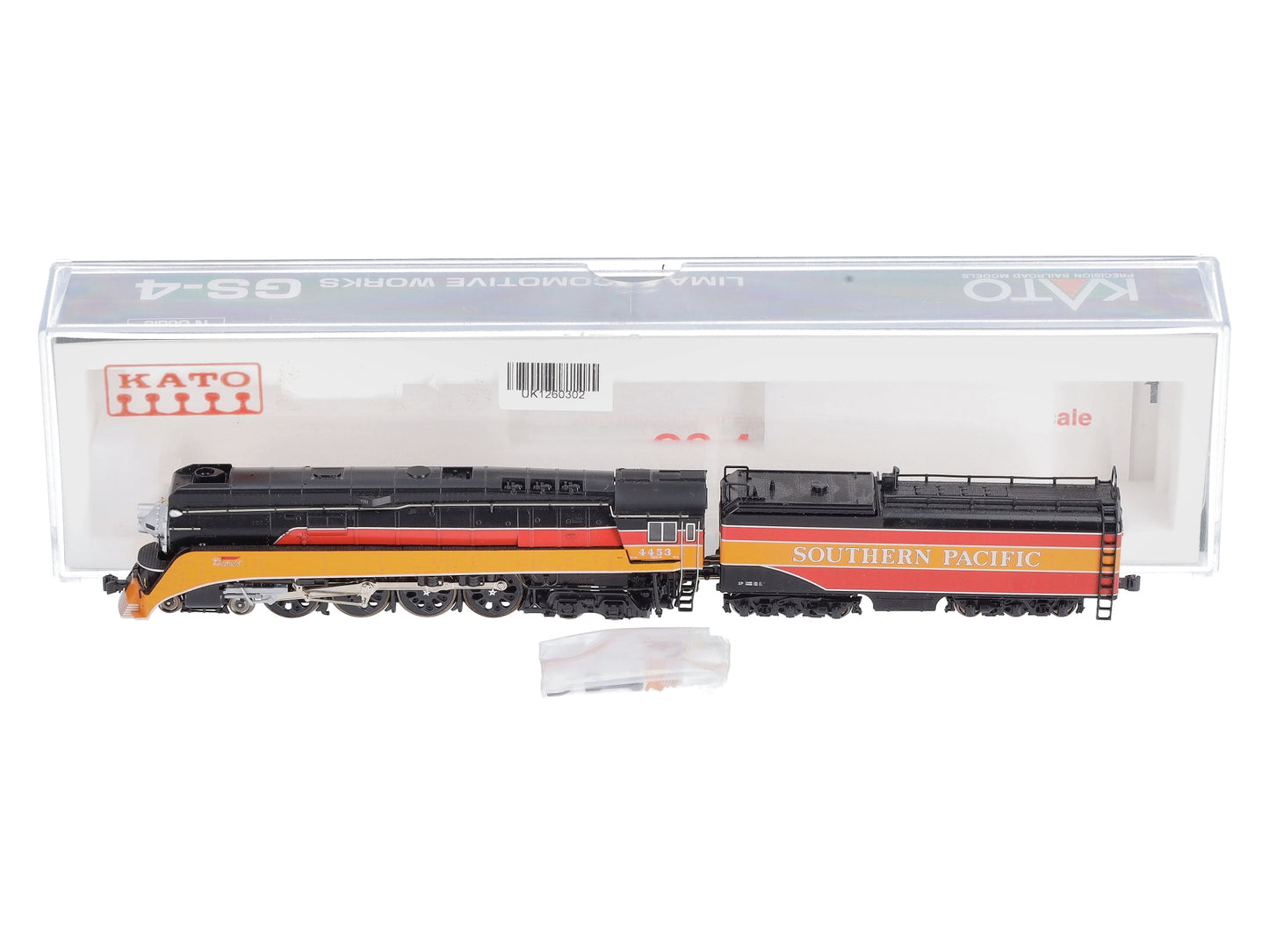 Kato 126-0302 N Southern Pacific 4-8-4 GS-4 Steam Locomotive & Tender #4453