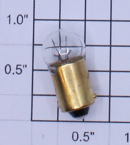 Lionel 2445 24 Volt Clear Bayonet Base Bulb with Small Globe