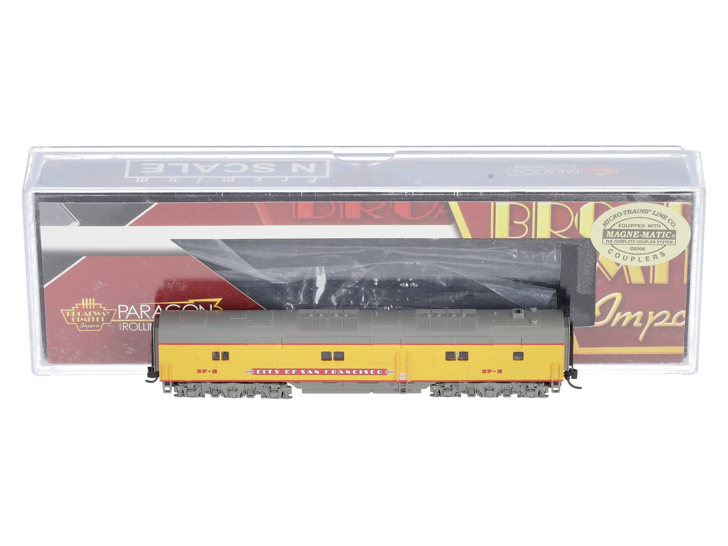 Broadway Limited 3593 N UP EMD E6 B-Unit Diesel Locomotive #SF-6 w/ Sound