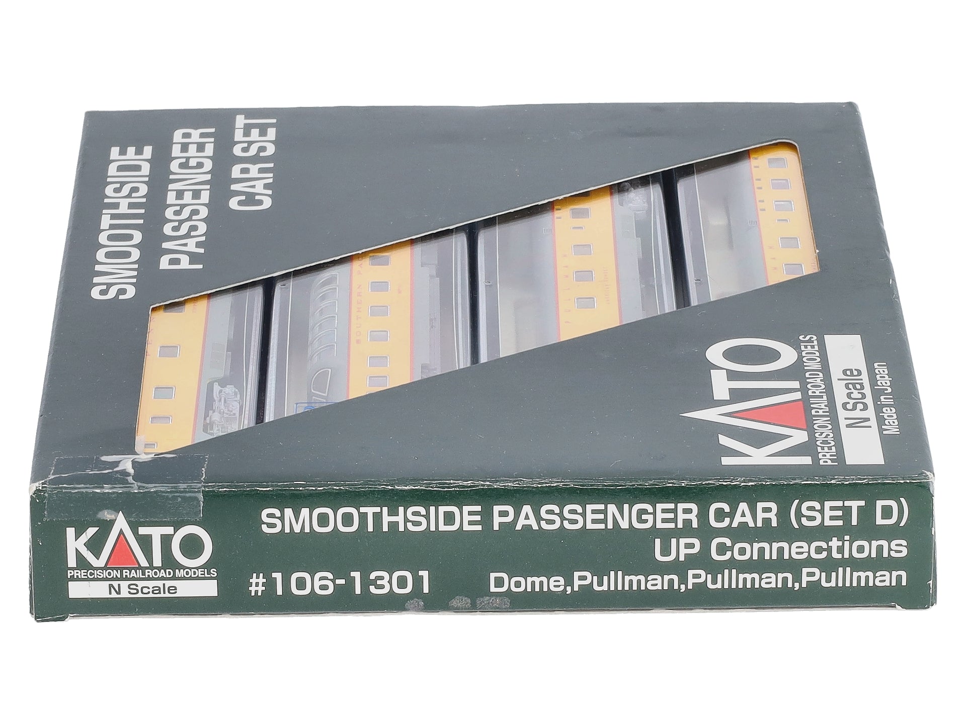 Kato 106-1301 N Union Pacific Smoothside Passenger Car Set (Set of 4) LN/Box