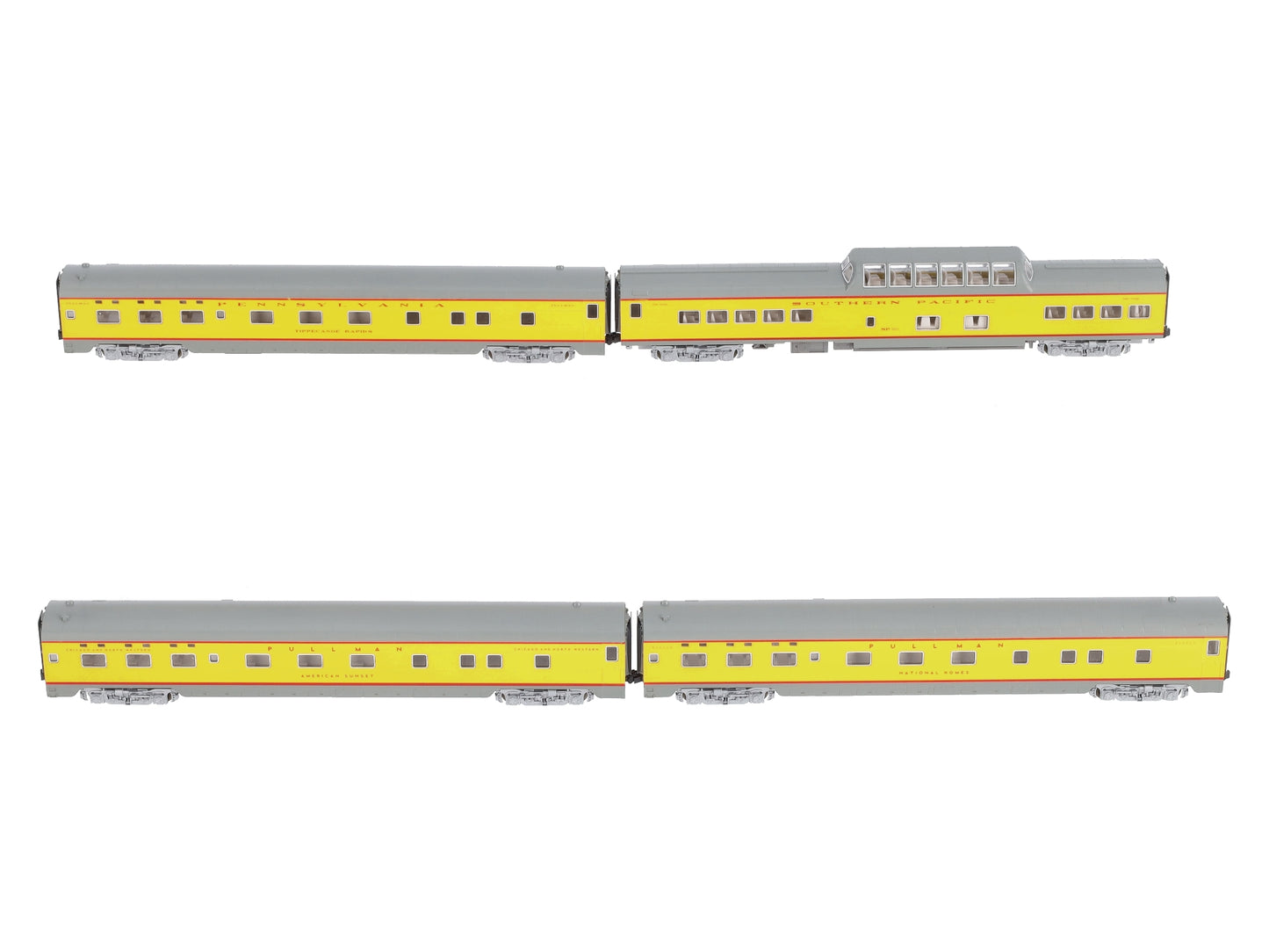Kato 106-1301 N Union Pacific Smoothside Passenger Car Set (Set of 4) LN/Box