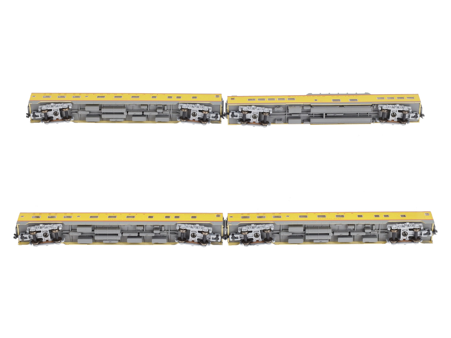 Kato 106-1301 N Union Pacific Smoothside Passenger Car Set (Set of 4) LN/Box