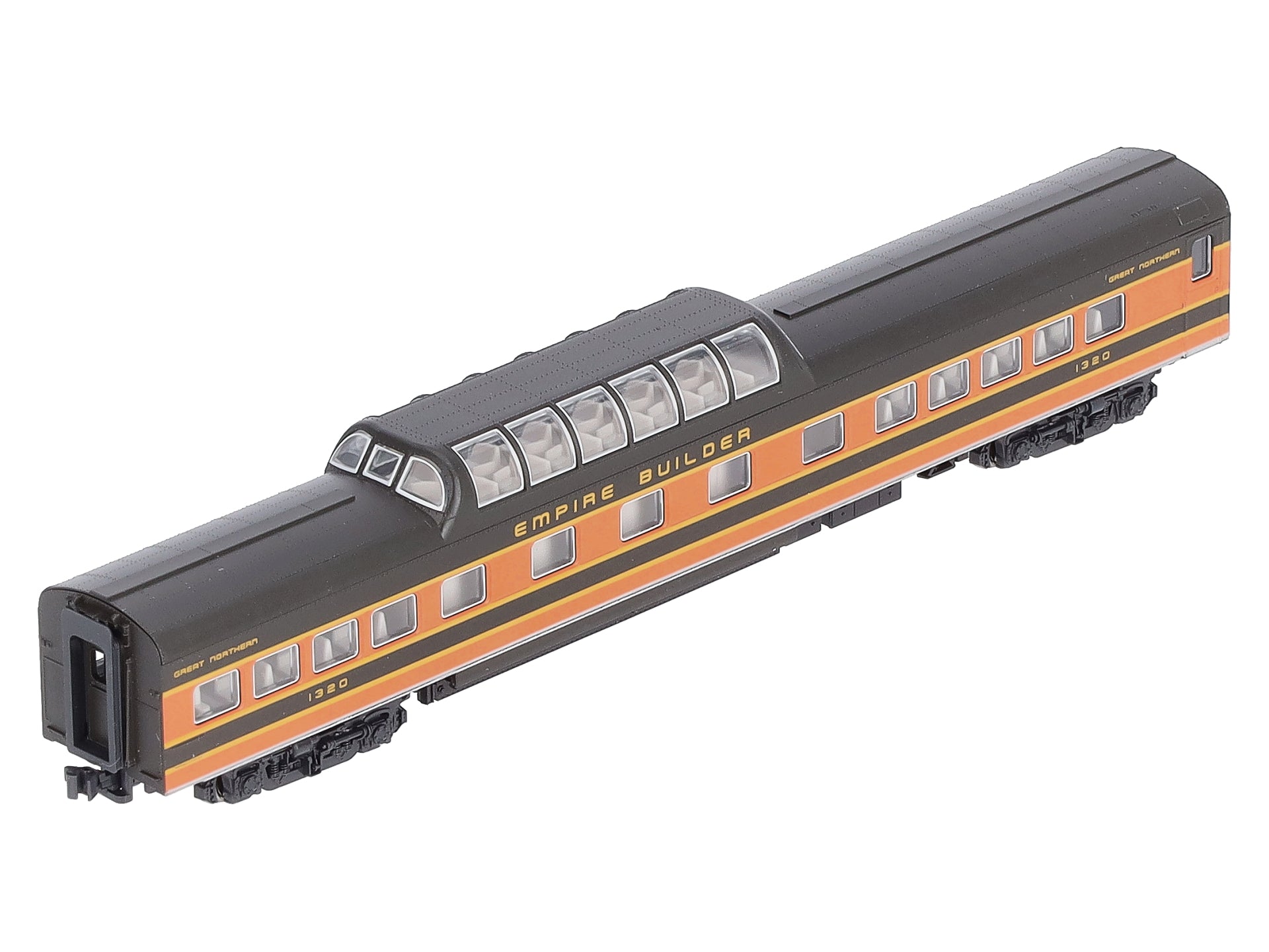Kato 156-0701 N Scale Great Northern Smoothside Dome Car #1320 LN