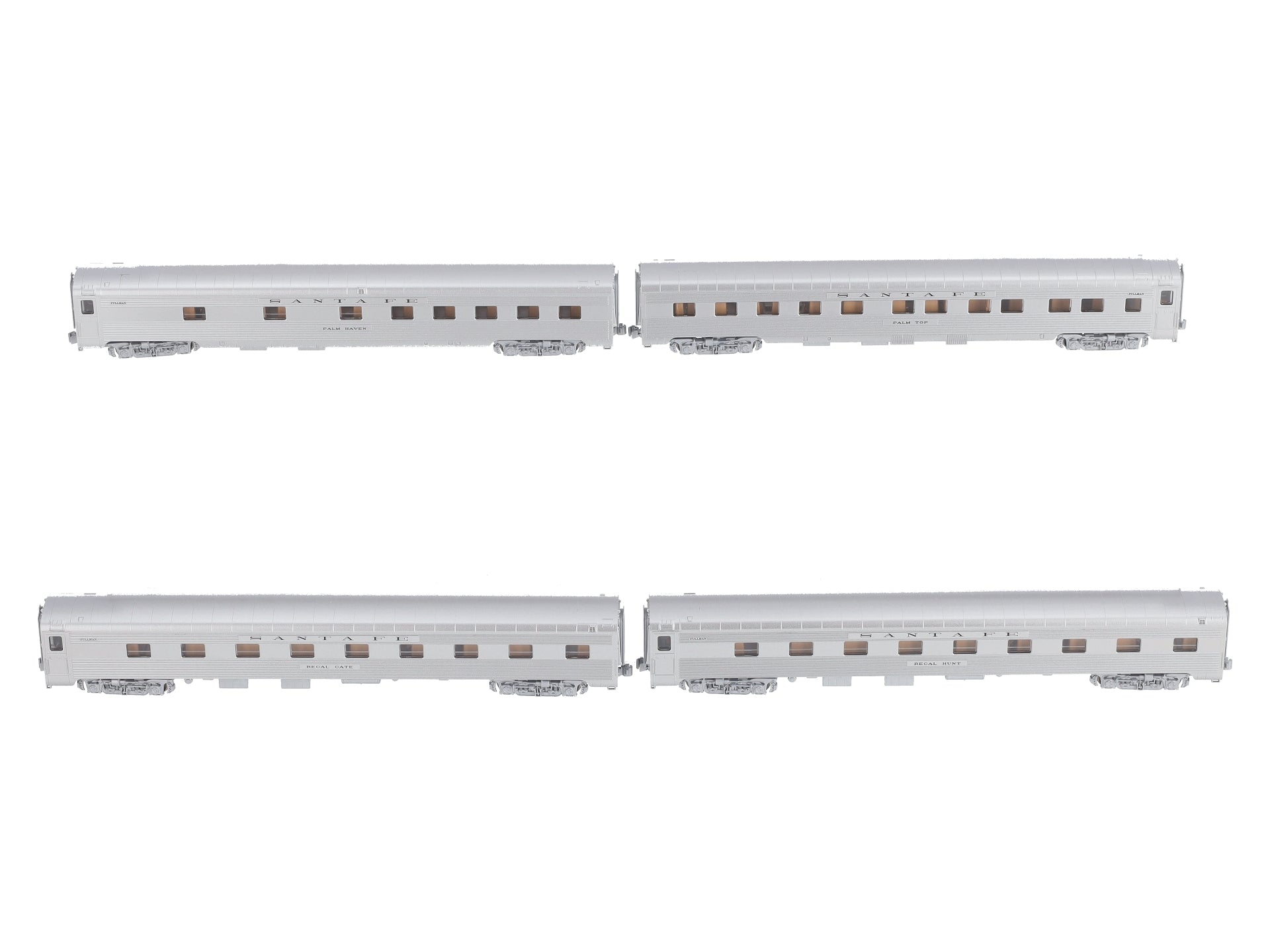 Kato 106-6003 N Scale Santa Fe Super Chief 4-Car Passenger Set LN/Box