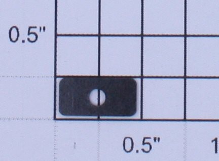 Lionel TC-109 O Gauge Sliding Shoe Back Plate